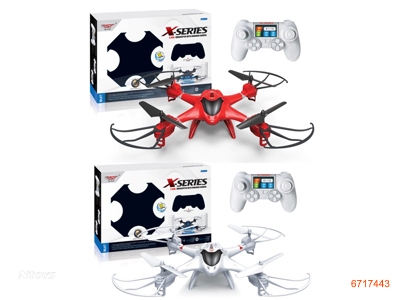 2.4G FOUR AXIS R/C AIRCRAFT W/WIFI/3.7V BATTERIES IN BODY/USB W/O 2AA BATTERIES IN CONTROLLER.2COLOUR