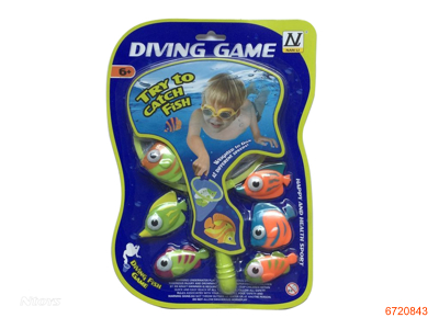 DIVE FISH TOYS 6PCS