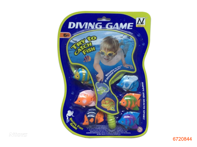 DIVE FISH TOYS 6PCS