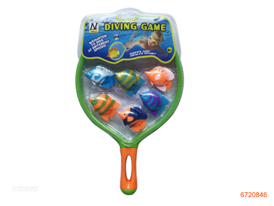 DIVE FISH TOYS 6PCS