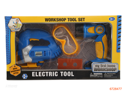 TOOL SET 4 PCS.W/LIGHT, W/O 4*AA BATTERIES