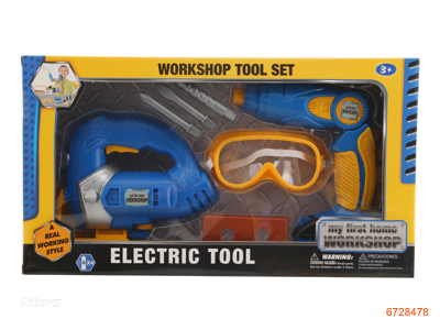 TOOL SET 7PCS.W/LIGHT ,W/O 4*AA BATTERIES