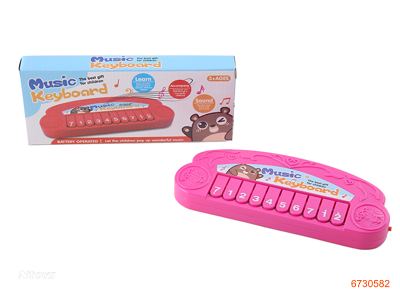 ELECTRIC KEYBOARD W/O 2AA BATTERIES 2COLORS