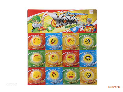 YOYO 12PCS/HANGING CARD 4ASTD