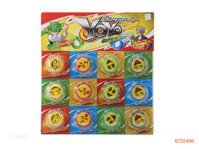 YOYO 12PCS/HANGING CARD 4ASTD