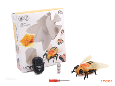 R/C BEE,W/3*AG13 BATTERIES IN BODY,3*AG13 BATTERIES IN CONTROLLER