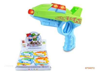 VIBRANT GUN,W/LIGHT/MUSIC,W/O 3AA BATTERIES 8PCS/DIAPLAY BOX