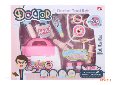 DOCTOR SET W/LIGHT/SOUND/2*AG10 BATTEIRES