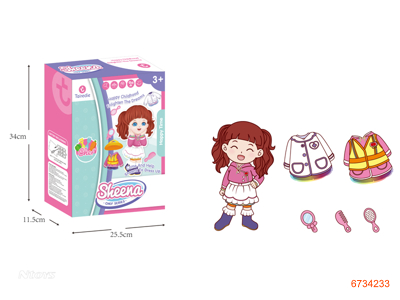 32CM DOLL SET W/IC,W/O 2AAA BATTERIES,BEAUTY SET