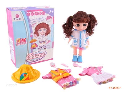 32CM DOCTOR DOLL SET,W/IC,W/O 2AAA BATTERIES