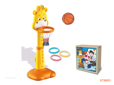 BASKETBALL SET W/MUSIC/3*AG13 BATTERIES