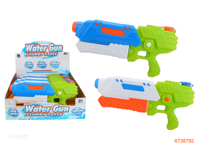 WATER GUN 6PCS/DISPLAY BOX 2COLORS