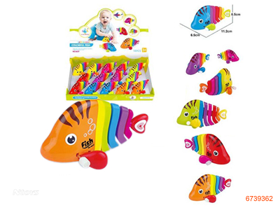 WIND UP FISH.14PCS/BOX