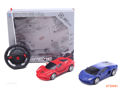 1:22 4CHANNELS R/C CAR W/O 3AA BATTERIES IN CAR,2AA BATTERIES IN CONTROLLER 4COLOUR