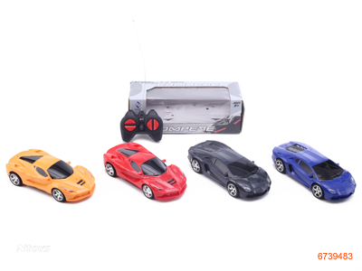 1:22 4CHANNELS R/C CAR W/O 3AA BATTERIES IN CAR,2AA BATTERIES IN CONTROLLER 2ASTD 4COLOUR