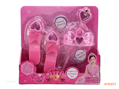 BEAUTY SET W/LIGHT/2*3PCS+2PCS+2PCS*AG13 BATTERIES