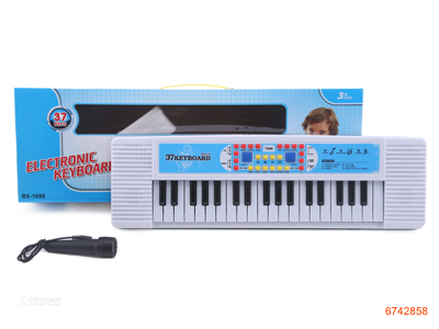 37 KEY ELECTRIC KEYBOARD W/MICROPHONE W/O 3AA BATTERIES