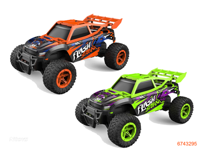 2.4G 1:16 R/C CAR W/4.8V BATTERIES IN CAR/CHARGER,W/O 2AA BATTERIES IN CONTROLLER 2COLOURS