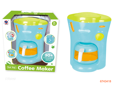 COFFEE MAKER W/LIGHT/SOUND W/O 2AA BATTERIES