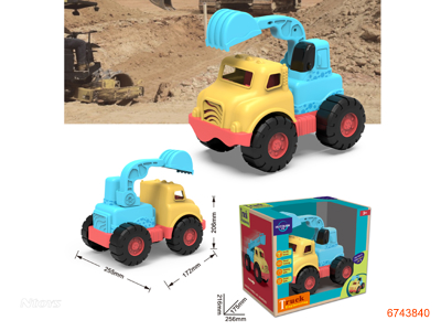 FREE WHEEL CONSTRUCTION ENGINE TRUCK