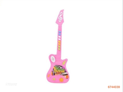 GUITAR W/MUSIC W/O 2*AA BATTERIES.4COLOUR