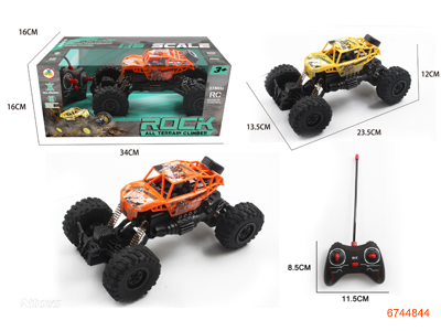 4CHANNELS R/C CAR W/LIGHT W/O 3*AA BATTERIES INCAR W/O 2*AA BATTERIES IN CONTROLLER 2COLORS