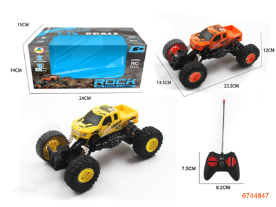 4CHANNELS R/C CAR W/LIGHT W/O 3*AA BATTERIES INCAR W/O 2*AA BATTERIES IN CONTROLLER 2COLORS