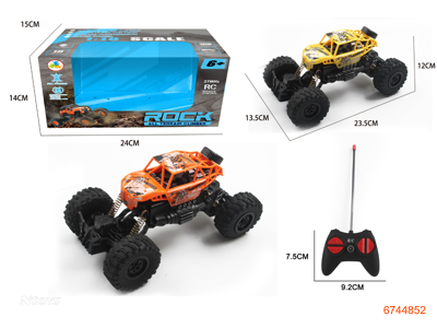 4CHANNELS R/C CAR W/LIGHT W/O 3*AA BATTERIES INCAR W/O 2*AA BATTERIES IN CONTROLLER 2COLORS