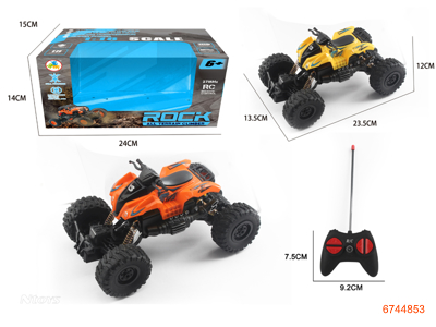 4CHANNELS R/C CAR W/LIGHT W/O 3*AA BATTERIES INCAR W/O 2*AA BATTERIES IN CONTROLLER 2COLORS