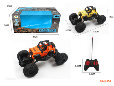 4CHANNELS R/C CAR W/LIGHT W/O 3*AA BATTERIES INCAR W/O 2*AA BATTERIES IN CONTROLLER 2COLORS