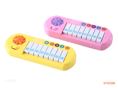 8KEY ELECTRIC KEYBOARD W/MUSIC W/O 2*AA BATTERIES 2COLOURS