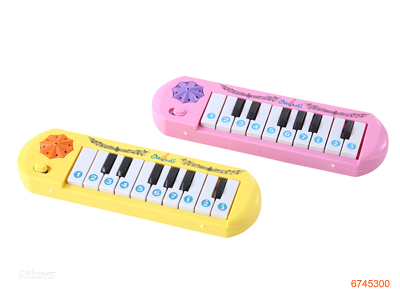 10KEY ELECTRIC KEYBOARD W/MUSIC W/O 2*AA BATTERIES 2COLOURS