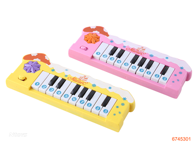 10KEY ELECTRIC KEYBOARD W/MUSIC W/O 2*AA BATTERIES 2COLOURS