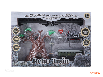 B/O TRAIN TRACK SET W/O 1*AA BATTERIES