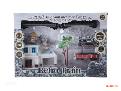 B/O TRAIN TRACK SET W/O 1*AA BATTERIES