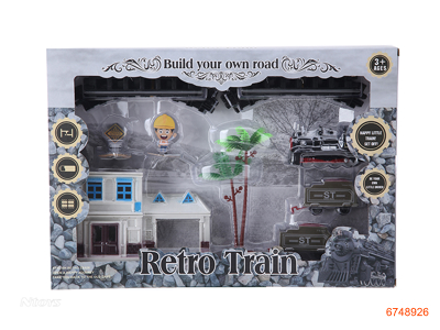 B/O TRAIN TRACK SET W/O 1*AA BATTERIES