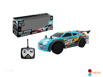 4CHANNELS R/C CAR W/O 2AA BATTERIES IN CAR,2AA BATTERIES IN CONTROLLER 2COLOURS