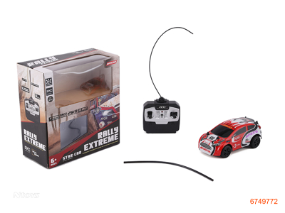 1:28 4CHANNELS R/C CAR,W/O 2AA BATTERIES IN CAR/2*AA BATTERIES IN CONTROLLER 6PCS/DISPLAY BOX