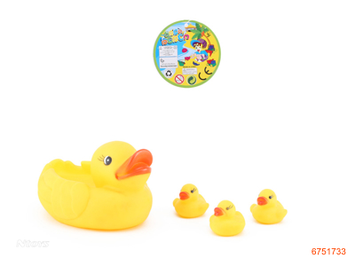 VINYL DUCK 4PCS