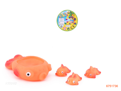 BIG SIZE VINYL GOLDFISH 4PCS