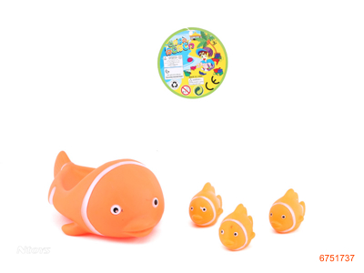 VINYL FISH 4PCS