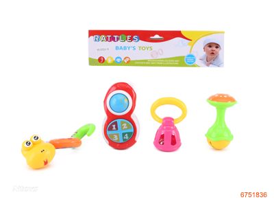 BABY RATTLE 4PCS