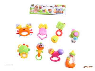 BABY RATTLE 8PCS