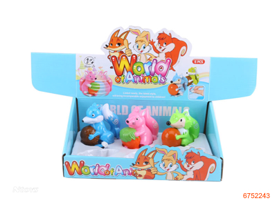 WIND UP FOX  6PCS/DISPLAYS BOX