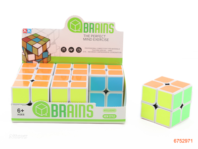 5.3CM MAGIC CUBE 6PCS/DISPLAY BOX