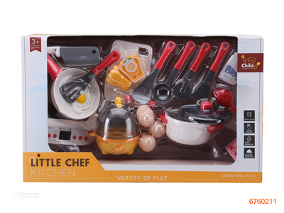 KITCHEN SET W/SOUND/LIGHT W/O 5*AA BATTERIES