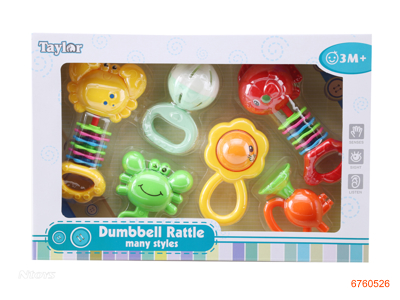 BABY RATTLE 6PCS