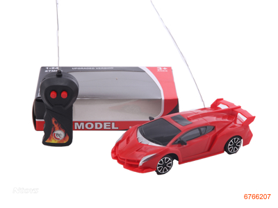 1:24 2CHANNELS R/C CAR,W/O 3*AA BATTERIES IN CAR,W/O 2*AA BATTERIES IN CONTROLLER,2COLOUR