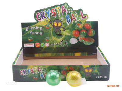 4CM BALL CRYSTAL SOIL,24PCS/DISPLAY BOX