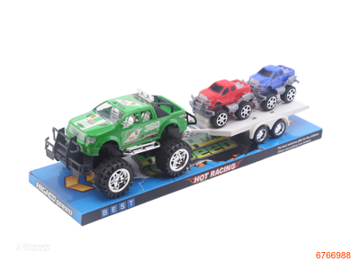 F/P CAR W/2PCS FREE WHEEL CAR,2COLOUR